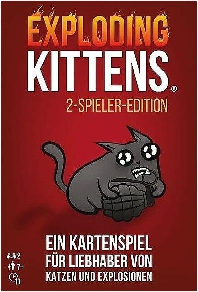Actual product image Exploding Kittens 2-player edition (German)