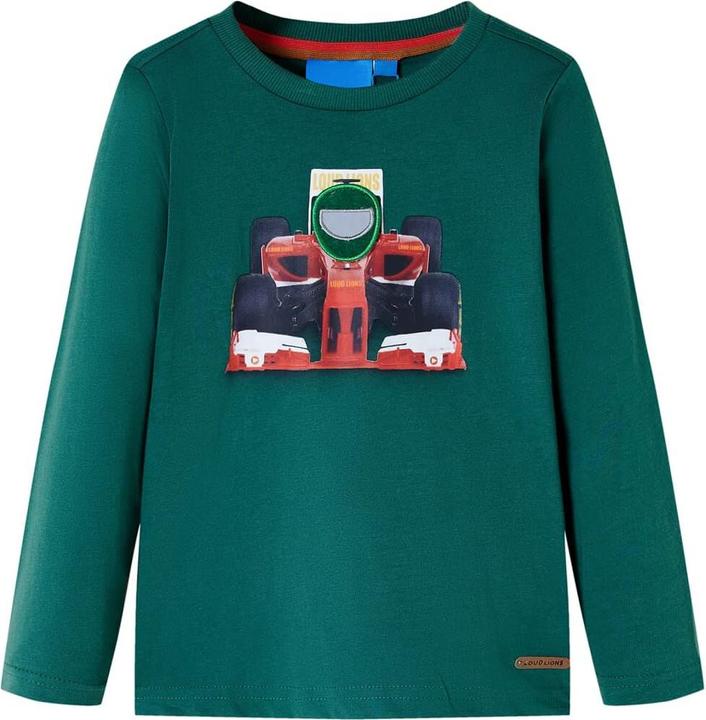 Produktbild VidaXL Kinder-Langarmshirt Grün 92,Material: 100 % Baumwolle,Farbe (92)