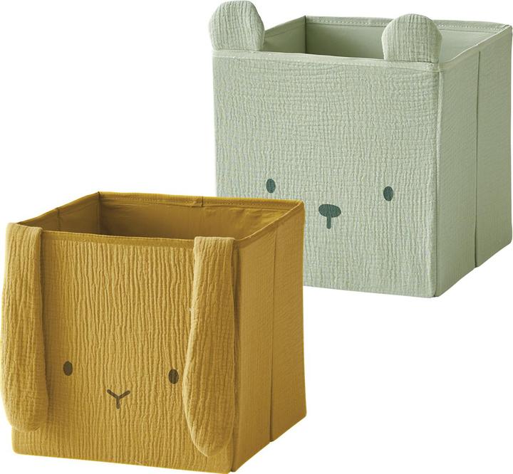 Produktbild Vertbaudet 2er-Set Kinderzimmer Aufbewahrungsboxen