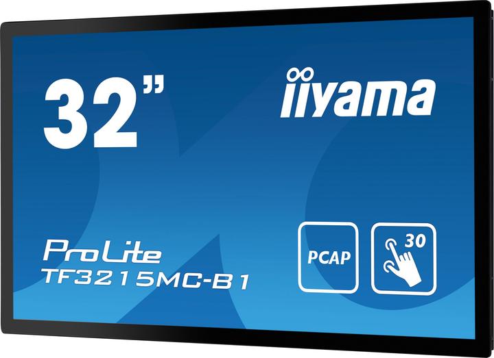 Produktbild iiyama 31.5IN TOUCH PCAP VA PANEL 30 POINTS 1920X1080 8MS 500CD/M2 30 (1920 x 1080 Pixel, 32")