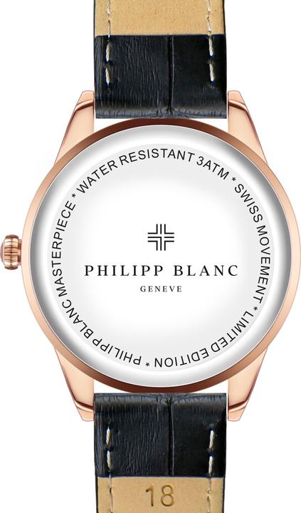 Produktbild Philipp Blanc Armbanduhr Krokodil-Leder (38 mm)