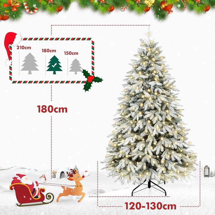 Immagine prodotto Yorbay Albero di Natale con illuminazione a LED (180 cm)