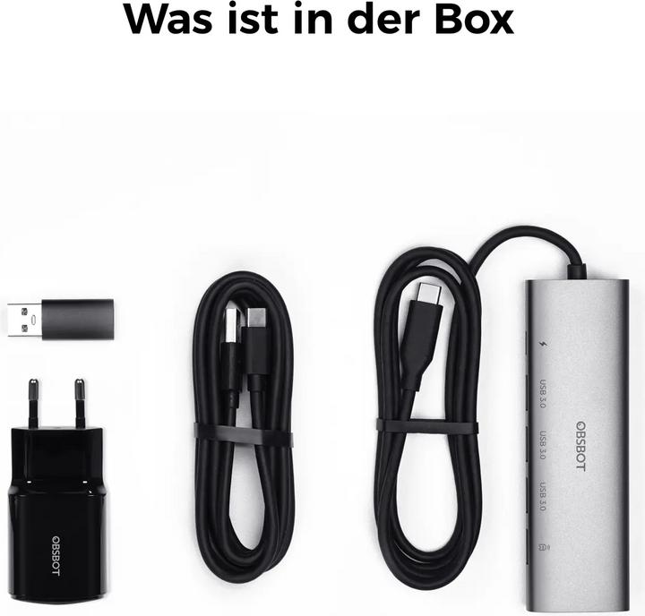 Produktbild Obsbot 3-in-1 USB 3.0 Hub (USB-C)