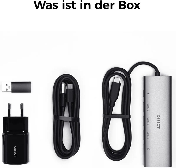 Actual product image Obsbot 3-in-1 USB 3.0 hub (USB-C)