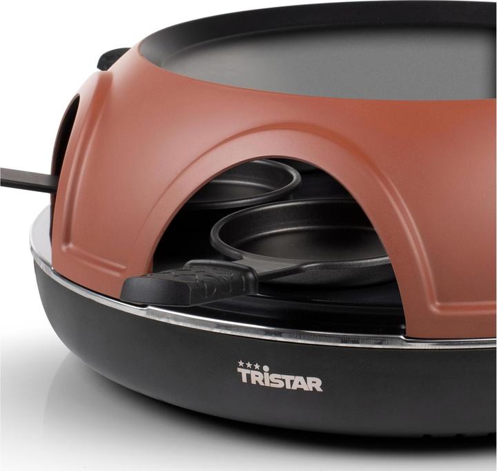 Actual product image Tristar 3-in-1 Pizza Festa as a raclette, grill plate and for making pizza