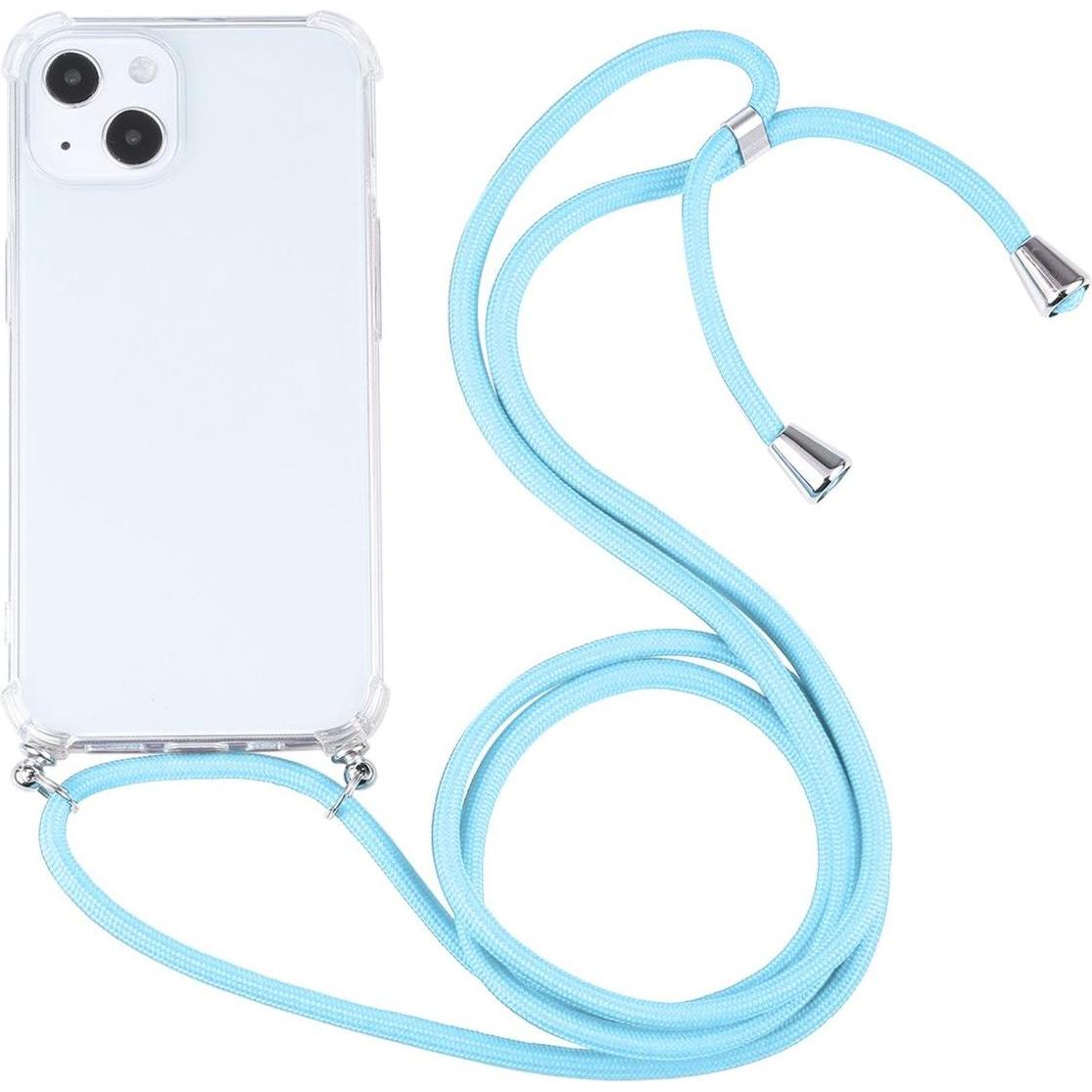 König Design Hülle Handy Schutz für Apple iPhone 13 mini Case Cover Tasche Etuis Bumper Blau, Handykette, Blau