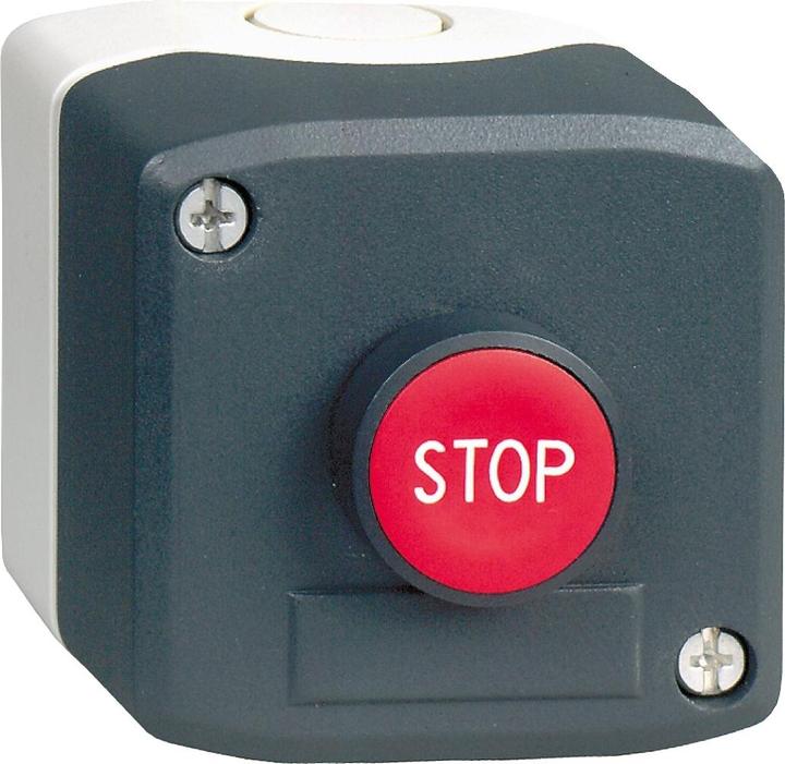 Produktbild Schneider Electric Gehäuse mit Taster 2mm rot 600V