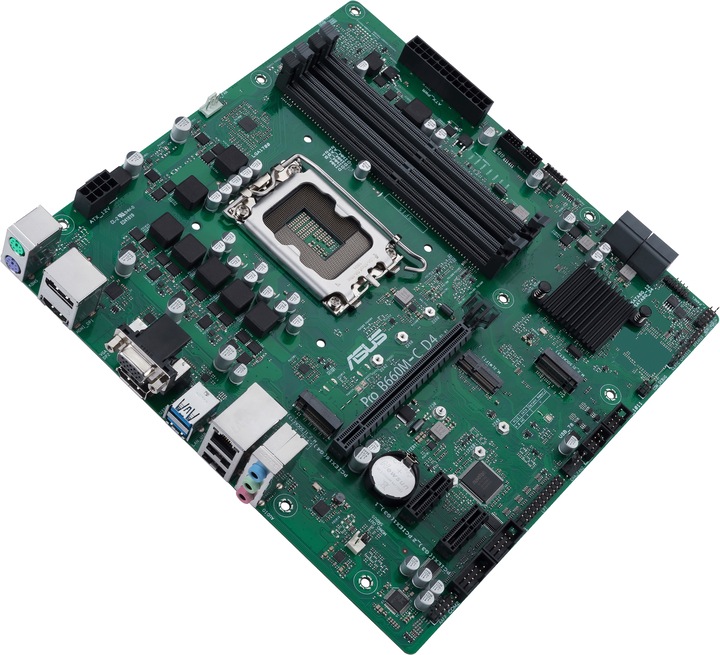 Productafbeelding ASUS PRO B660M-C D4 CSM (LGA 1700, Intel B660, mATX)