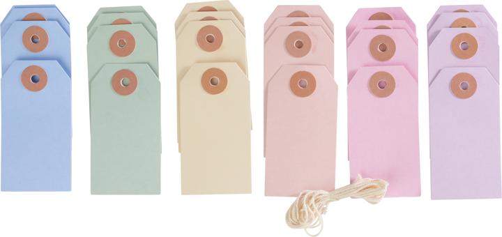 Image du produit VBS Set d'étiquettes cadeau pastel, 24 pcs. (25x)
