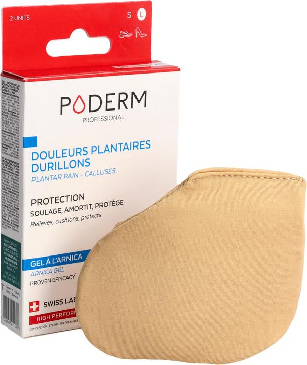 Actual product image Poderm Protective pads for foot sole pain/calluses (Decompression, 198 ml)