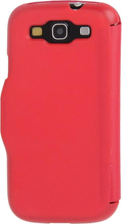 Produktbild König Design Handyhülle Tasche für Samsung Galaxy S3 i9300 / i9305 / S3 NEO i9301 rot gebürstet (Samsung Galaxy S3 i9300, Samsung Galaxy S3 LTE i9305)