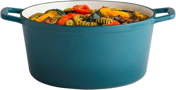 Produktbild APS Kochtopf mit Deckel (Kochtopf, Emaille, Gusseisen, 28 x 13 cm)