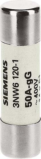 Produktbild Siemens Keramiksicherung MT 10A 500V AC 14x51mm 3NW6103-1 (Zylindersicherung, 10 A)