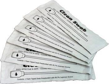 Produktbild Zebra Reinigungstupfer Druckkopf Reinigungstupfer mit Schaumstoffspitze, 6er Pack