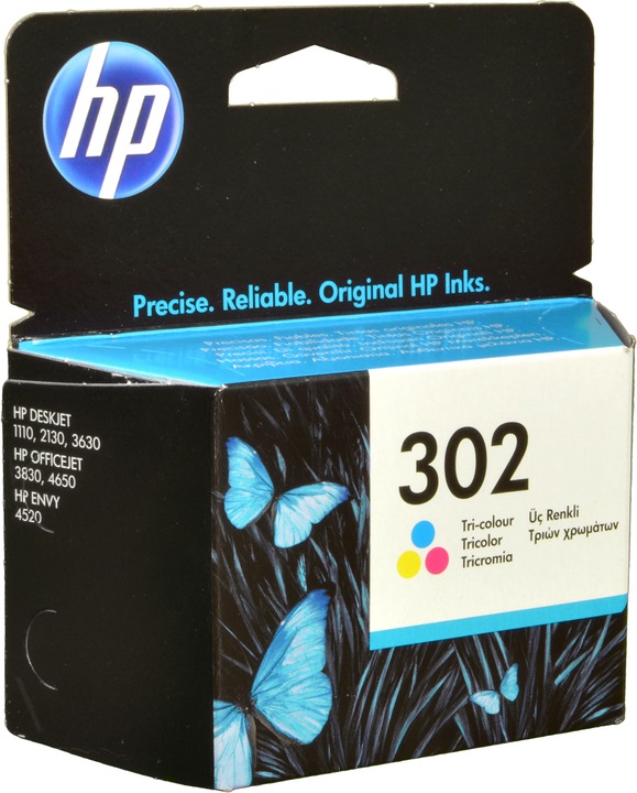 Produktbild HP 302 Ink Cartridge tri-color 165p (M, C, Y)