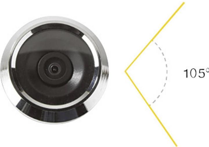 Actual product image Yale Digital door viewer DDV 500, 3.2" display, silver (Digital)