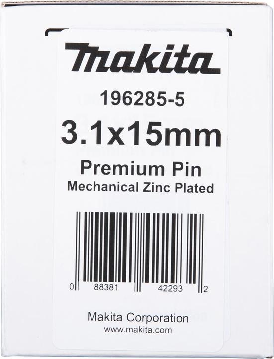 Produktbild Makita FUEL CELL AND PREMIUM PIN 3.1X15 1000PCS