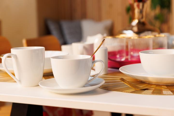 Actual product image Mikasa Chalk Porcelain Mugs, Set of 4, 380ml, White (0.38 l, 4x)