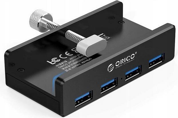 Image du produit Orico MH4PU-P-BK-BP (USB-C, 4 Ports)