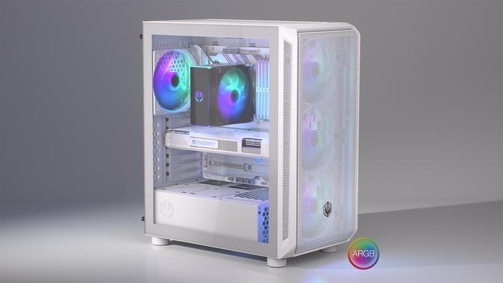 Produktbild Endorfy ARX 500 ARGB White (ATX, Micro ATX (mATX), Mini-ITX)