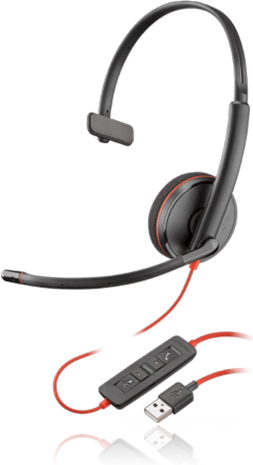 Actual product image Poly Blackwire 3220 (Cable, USB-A)