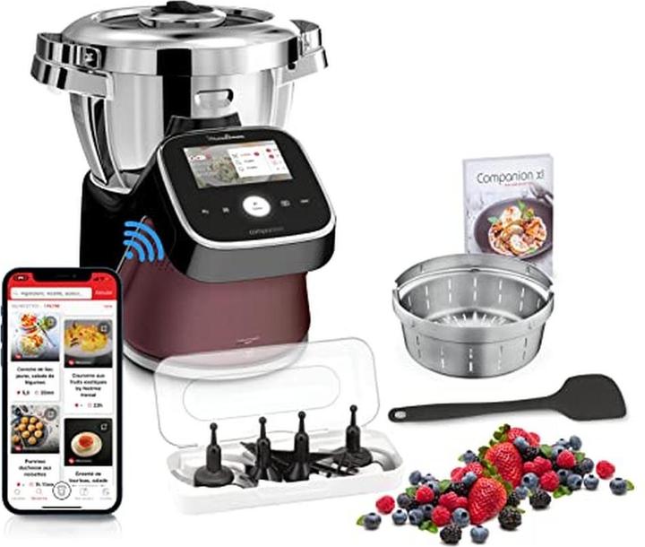 Immagine prodotto Moulinex Robot da cucina con 18 programmi, bilancia integrata, touchscreen e app gratuita