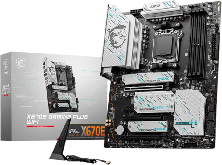 Produktbild MSI X670E GAMING PLUS WIFI (AM5, AMD X670E, ATX)