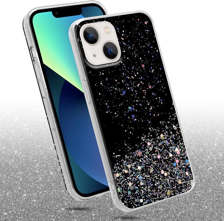 Actual product image Cadorabo TPU cover sparkling glitter (Apple iPhone 13 mini)