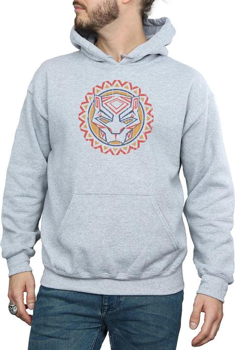 Immagine prodotto Felpa con cappuccio Pantera Nera Uomo Icona Tribale Pantera (XL)