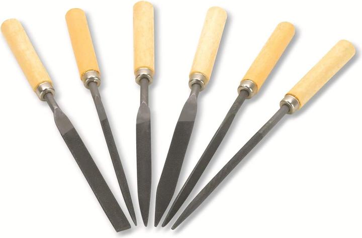 Blanko Needle file set I 6 pieces (180 mm)