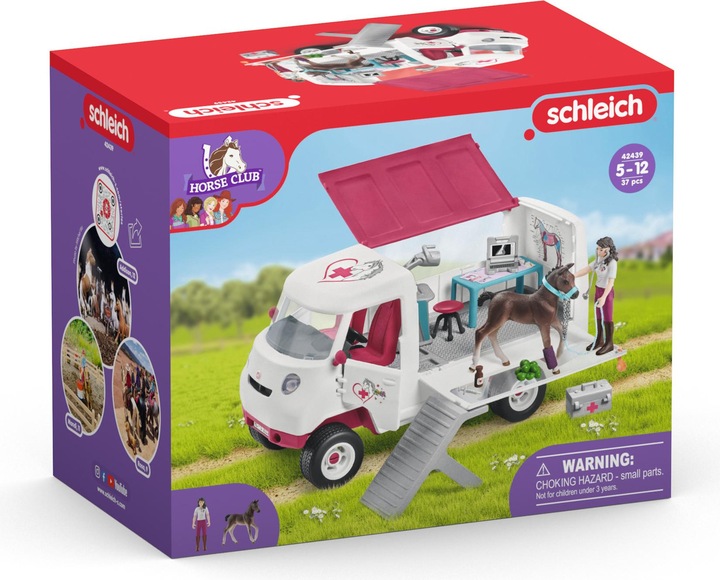 Actual product image Schleich Mobile veterinarian with Hanoverian foal