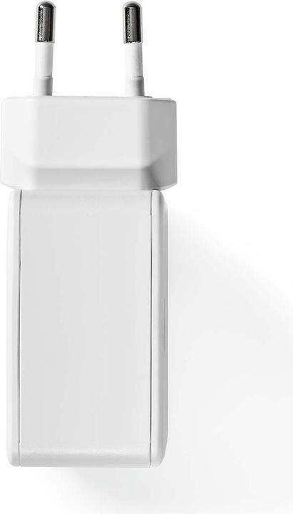 Actual product image Nedis Mains charger - 2X 1 A / 2X 2.4 A - Port type: 4X USB-A - 24 W - single voltage output - PC - (24 W, 4 ports)