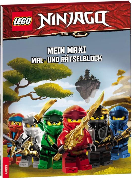 Actual product image LEGO® NINJAGO® – Mein Maxi Mal- und Rätselblock (German, 2022)