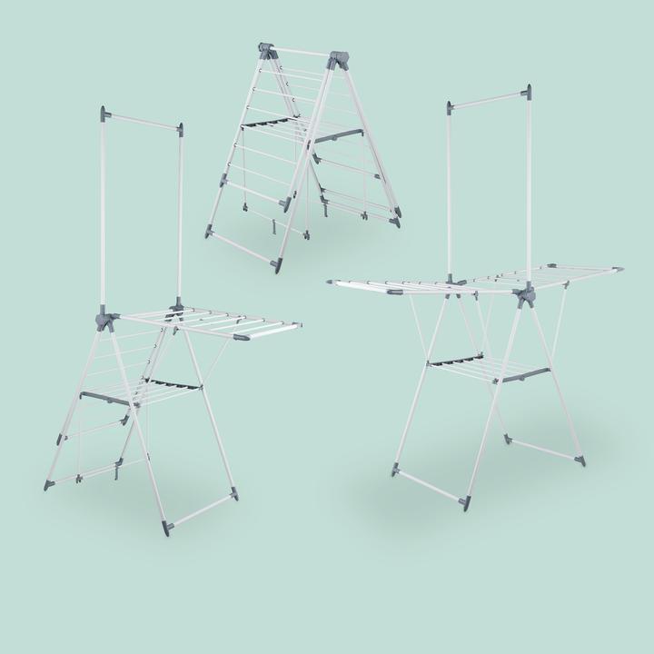 Produktbild Relaxdays Flügelwäscheständer 170cm (15 m)