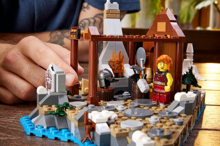 Produktbild LEGO Wikingerdorf (21343, LEGO Ideas, LEGO Seltene Sets)