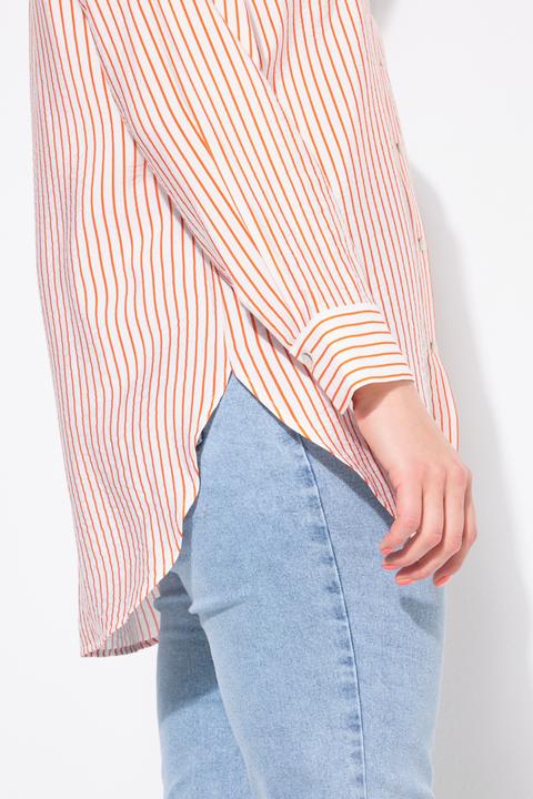 Actual product image Studio Untold Pinstripe Button Down Blouse (46, 48)