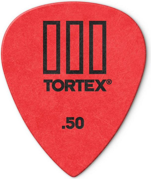 Image du produit Dunlop Tortex TIII Rouge - 0.50 (72 x, 0.50 mm)