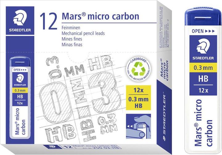 Immagine prodotto Staedtler Mars Micro (12 pz., 0.30 mm, HB)