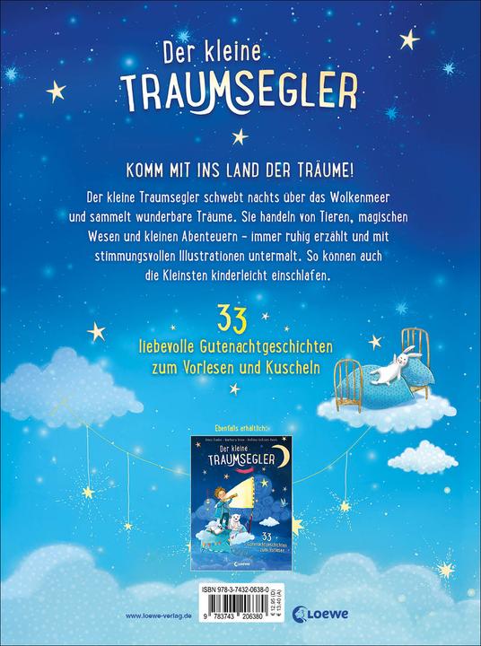 Produktbild Der kleine Traumsegler - 33 Vorlesegeschichten zum Einschlafen (Deutsch, Anna Taube, Betina Gotzen-Beek, Barbara Rose, 2021)