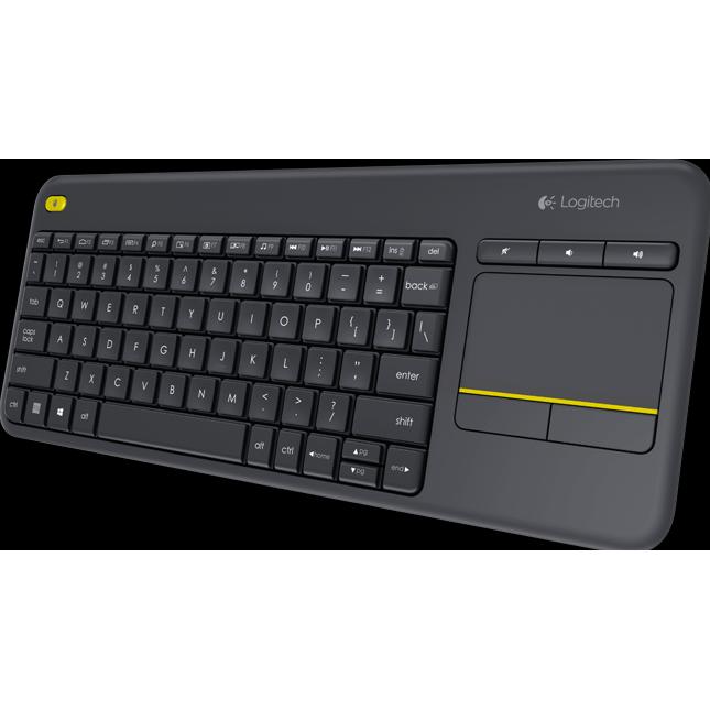 Thumbnail - Logitech K400 Plus (Eng. Int., Kabellos), Tastatur, Schwarz