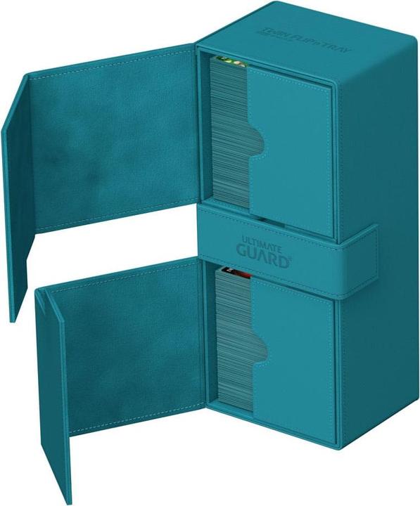 Produktbild Ultimate Guard Twin Flip'n'Tray 266+ Xenoskin Bleu Pétrole