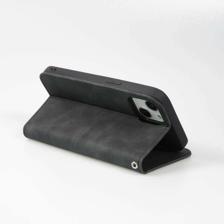 Image du produit PhoneLook Etui cuir Flip Wallet vintage avec fermeture aimantée et compartiment cartes (Apple iPhone 13)