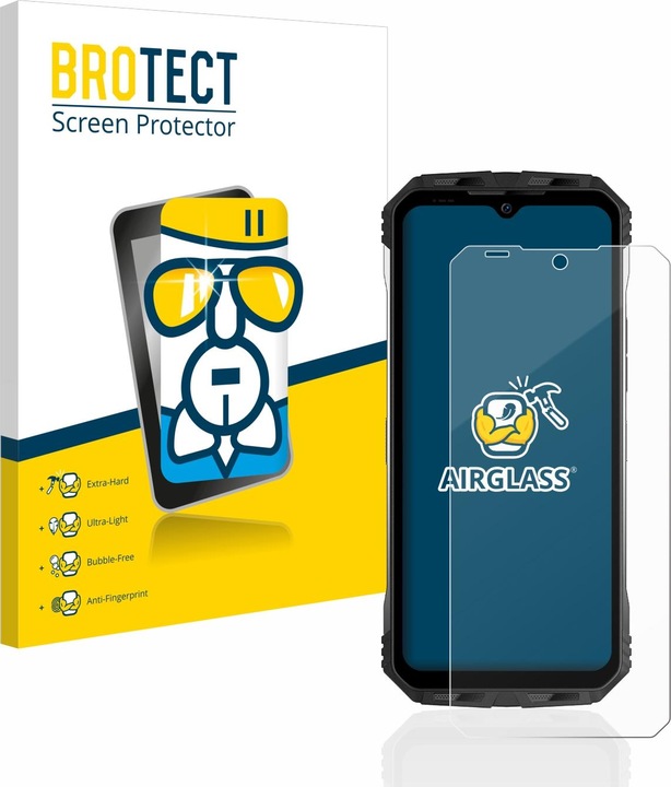 Actual product image BROTECT AirGlass Glass (1 Piece, Doogee S100)