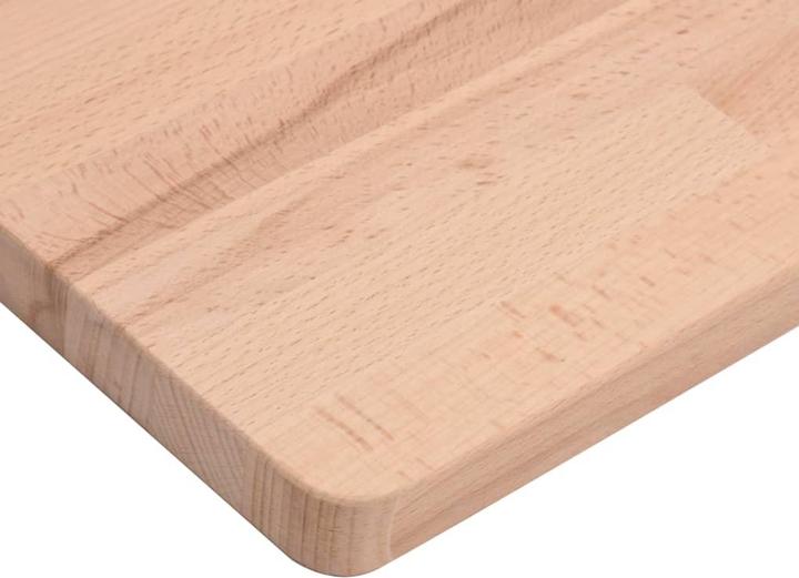 Image du produit VidaXL Tischplatte 100x60x2,5 cm Rechteckig Massivholz (100 x 60 x 2,5 cm)
