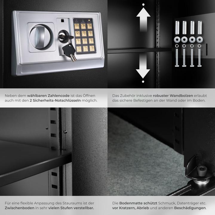 Produktbild tectake Safe Tresor (49.90 l)