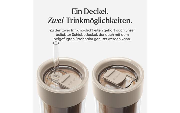 Actual product image Ember Kaffeebecher Cold Tumbler 473 ml, 1 Stück, Beige (0.47 l)