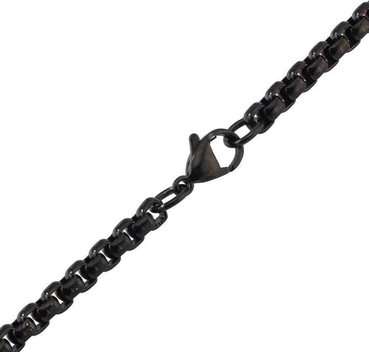 Immagine prodotto Bijouteria Catena (Acciaio inossidabile, Rivestimento PVD (nero), 45 cm)