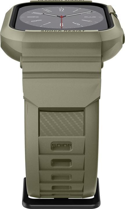 Produktbild Spigen RUGGED ARMOR?PRO? APPLE WATCH 4 / 5 / 6 / 7 / 8 / SE (44 / 45 MM) VINTAGE KHAKI (44 mm, 45 mm, Thermoplastic polyurethane (TPU))