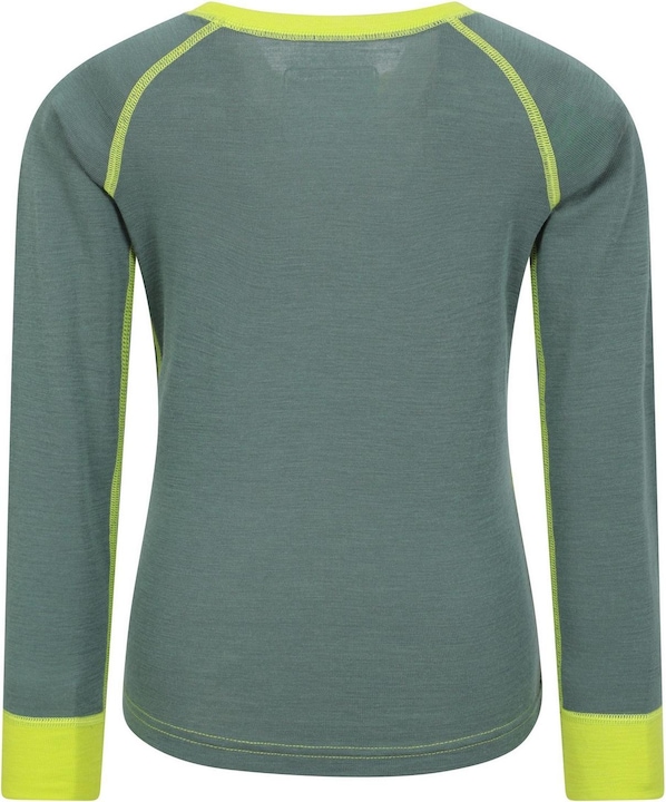 Actual product image Mountain Warehouse Childrens/Kids Merino II Round Neck Base Layer Top (140)