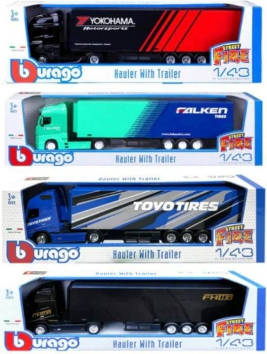 Produktbild Bburago CAMION CON RIMORCHIO - 1:43